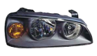 HEAD LAMP SILVER PAINTED ELECTRIC RH